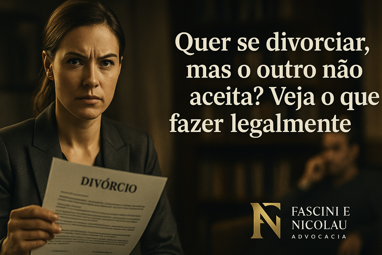 Quer se divorciar, mas o outro não aceita? Veja o que fazer legalmente - Fascini e Nicolau Advocacia - Jandaia do Sul